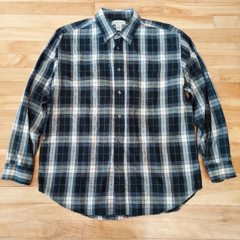 Men's Preswick & Moore Cotton Button Down - L